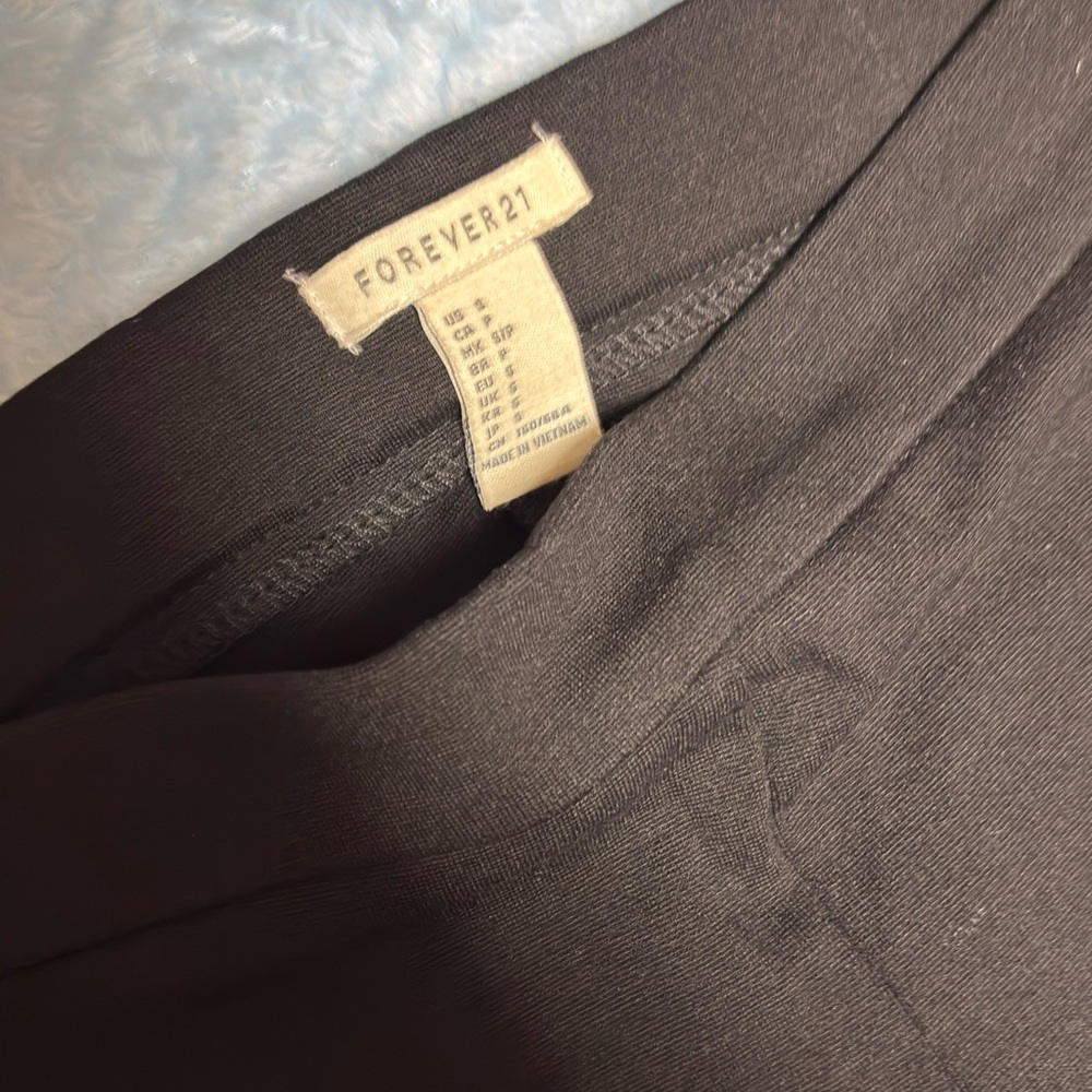 Forever 21 Charcoal Zippered Pants